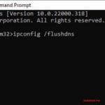 ipconfig /flushdns