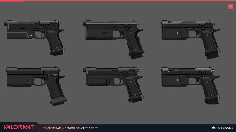 Шон Бигхэм поделился концептами: утечка ранних Bandit, Outlaw и Рейз sean bigham valorant - Шон Бигхэм поделился концептами: утечка ранних Bandit, Outlaw и Рейз